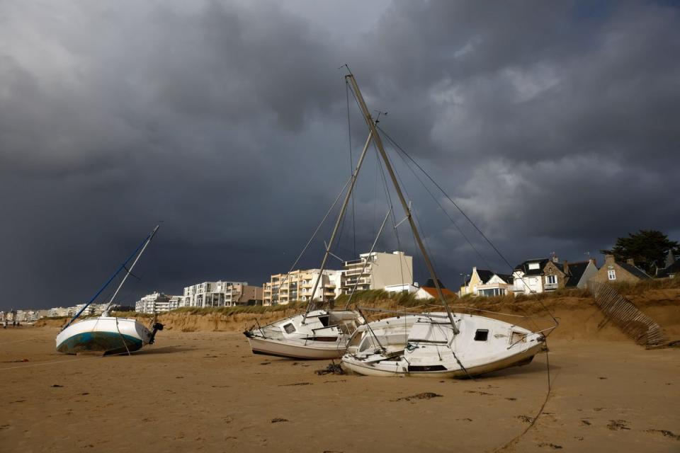 Beach in Pornichet (AP)