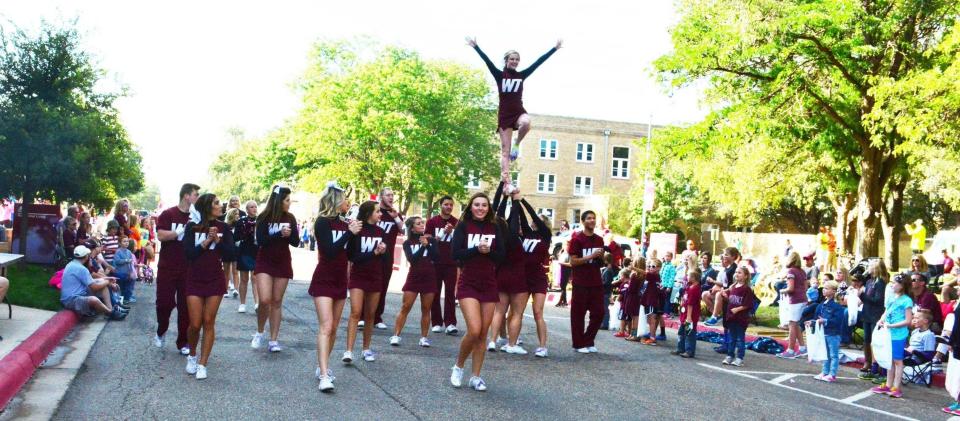 WT hosts several homecoming community events, themed to honor of past accomplishments, Thursday through Saturday. Events include alumni dinner receptions and awards and the annual homecoming parade and game.