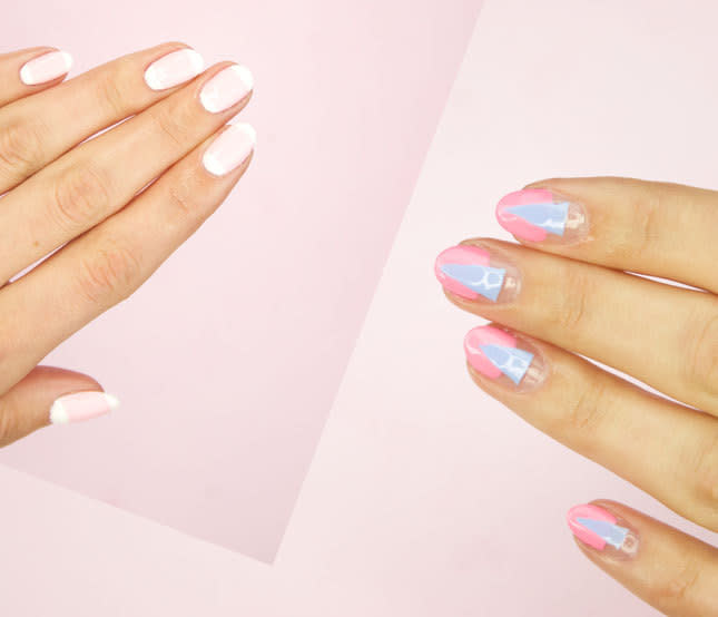 Click through to see three easy summer nail art designs