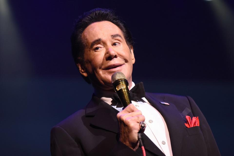 Singer and entertainer Wayne Newton, known as "Mr. Las Vegas", performs his new stage show, "Wayne Newton: Up Close and Personal" on February 26, 2019 at the Sharon Performing Arts Center in The Villages, Florida. In January 2019