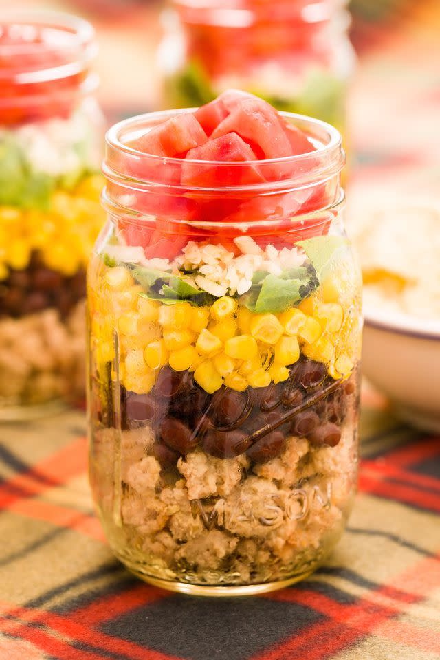 Taco Salad Jar - Taco Recipe