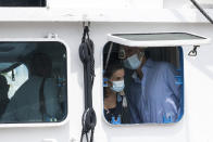 Su viaje por el norte les llevó a Cantabria, donde fueron vistos a bordo de un pesquero el 29 de julio. (Foto: Joaquin Gomez Sastre / Getty Images)