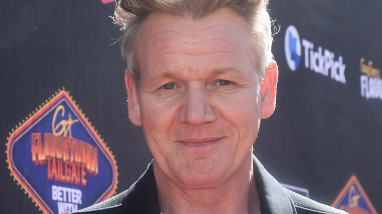 Gordon Ramsay smiling