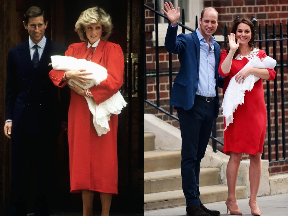 kate diana red dresses white collars