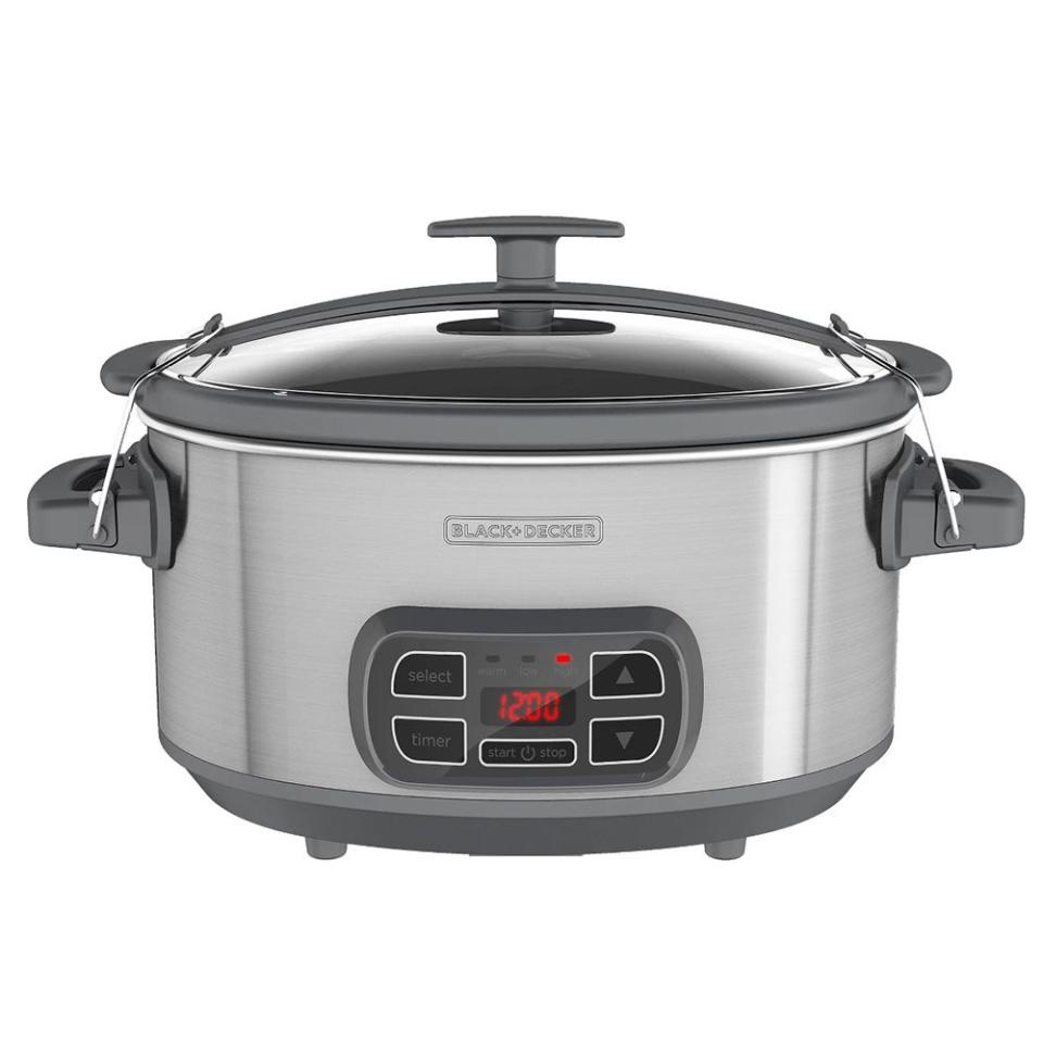 BLACK+DECKER Locking Lid Digital Slow Cooker