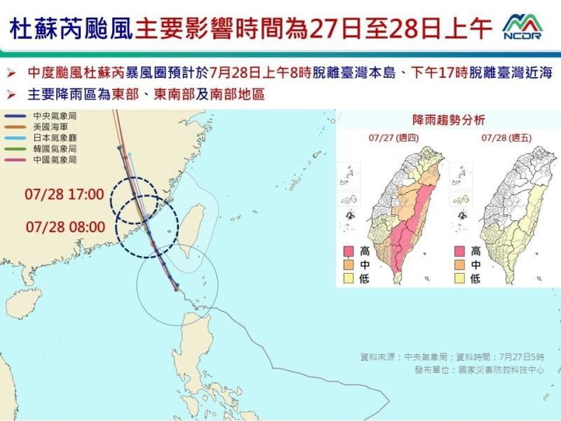 （圖取自國家災害防救科技中心LINE帳號）