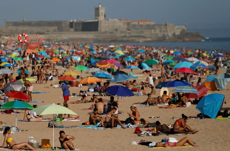 FILE PHOTO: The coronavirus disease (COVID-19) outbreak near Lisbon