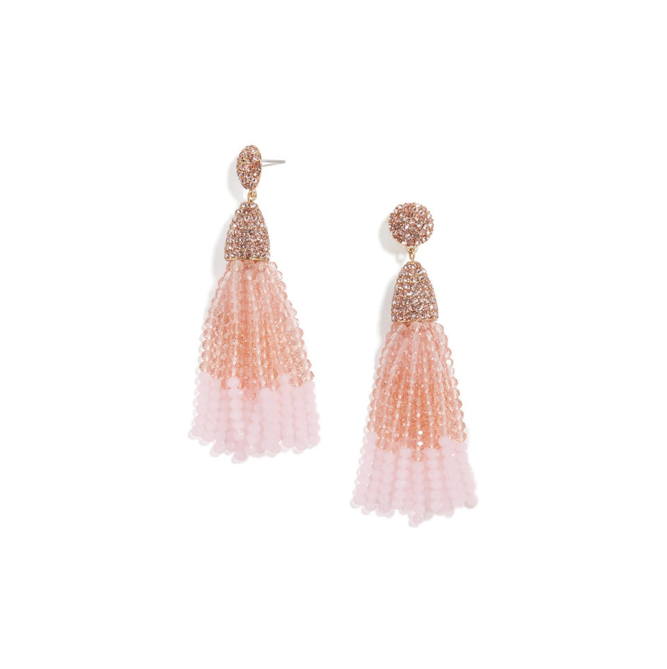 Gem Piñata Tassel Drop Earrings