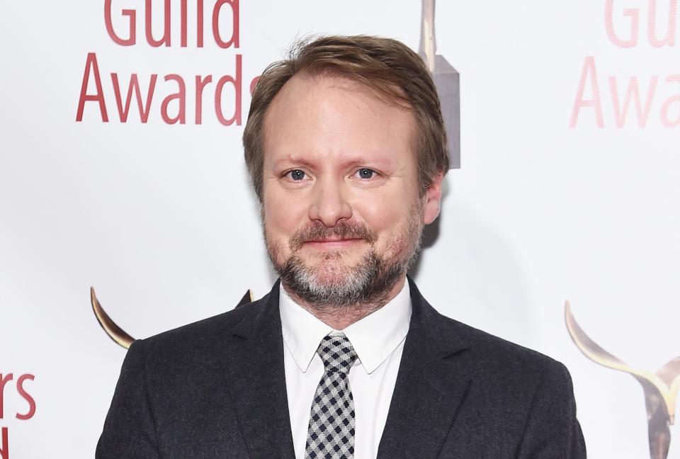 Rian Johnson at the Writers Guild Awards