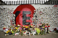 Messages are left at a memorial to Savita Halappanava a day after an Abortion Referendum to liberalise abortion laws was passed by popular vote, in Dublin, Ireland May 27, 2018. REUTERS/Clodagh Kilcoyne