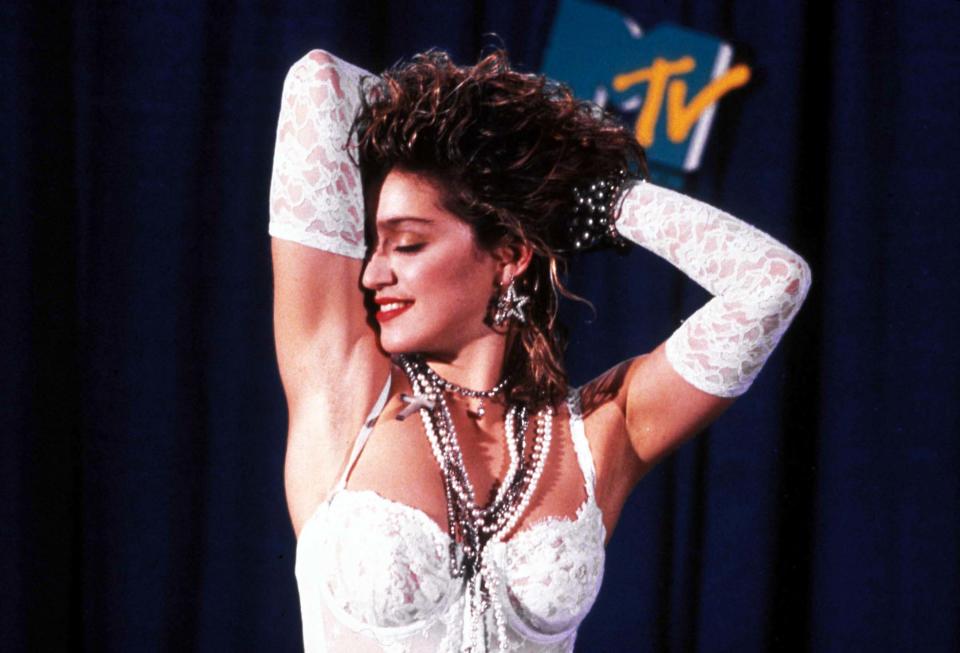 <span><span>Madonna at the 1984 MTV Video Music Awards </span><span>Mediapunch/Shutterstock</span></span>