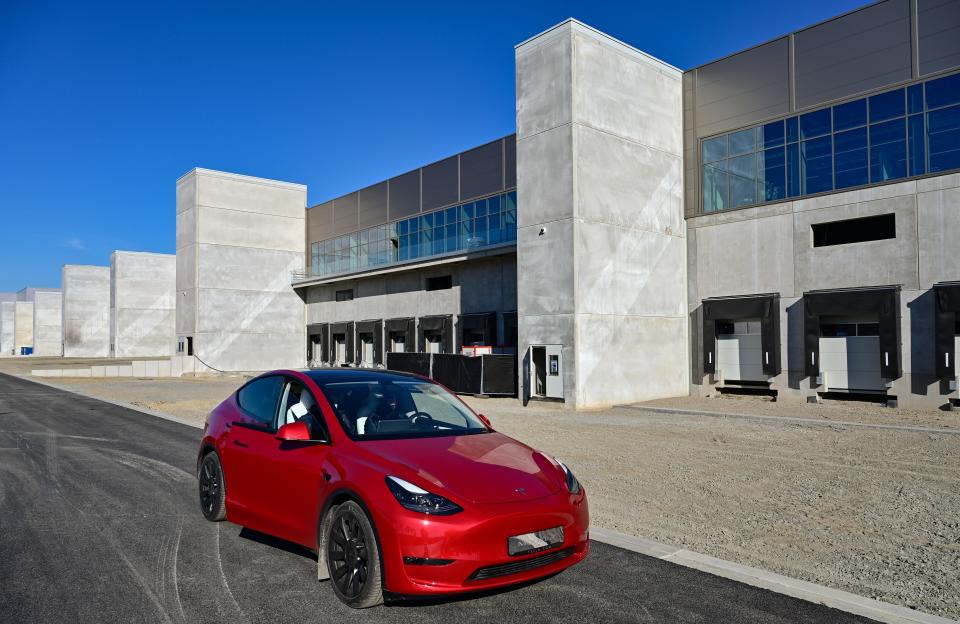 A Tesla Model Y.