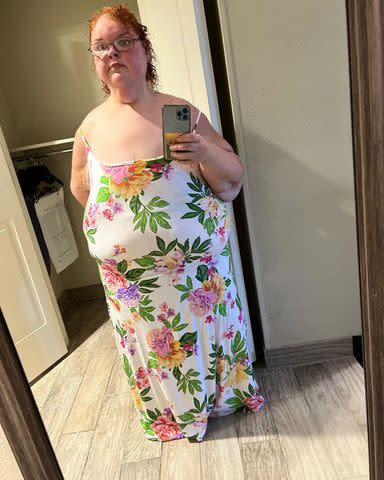 <p>Instagram/queentammy86</p> 1000-Lb Sisters' Tammy Slaton Shows Off Weight Loss Transformation with New Mirror Selfie