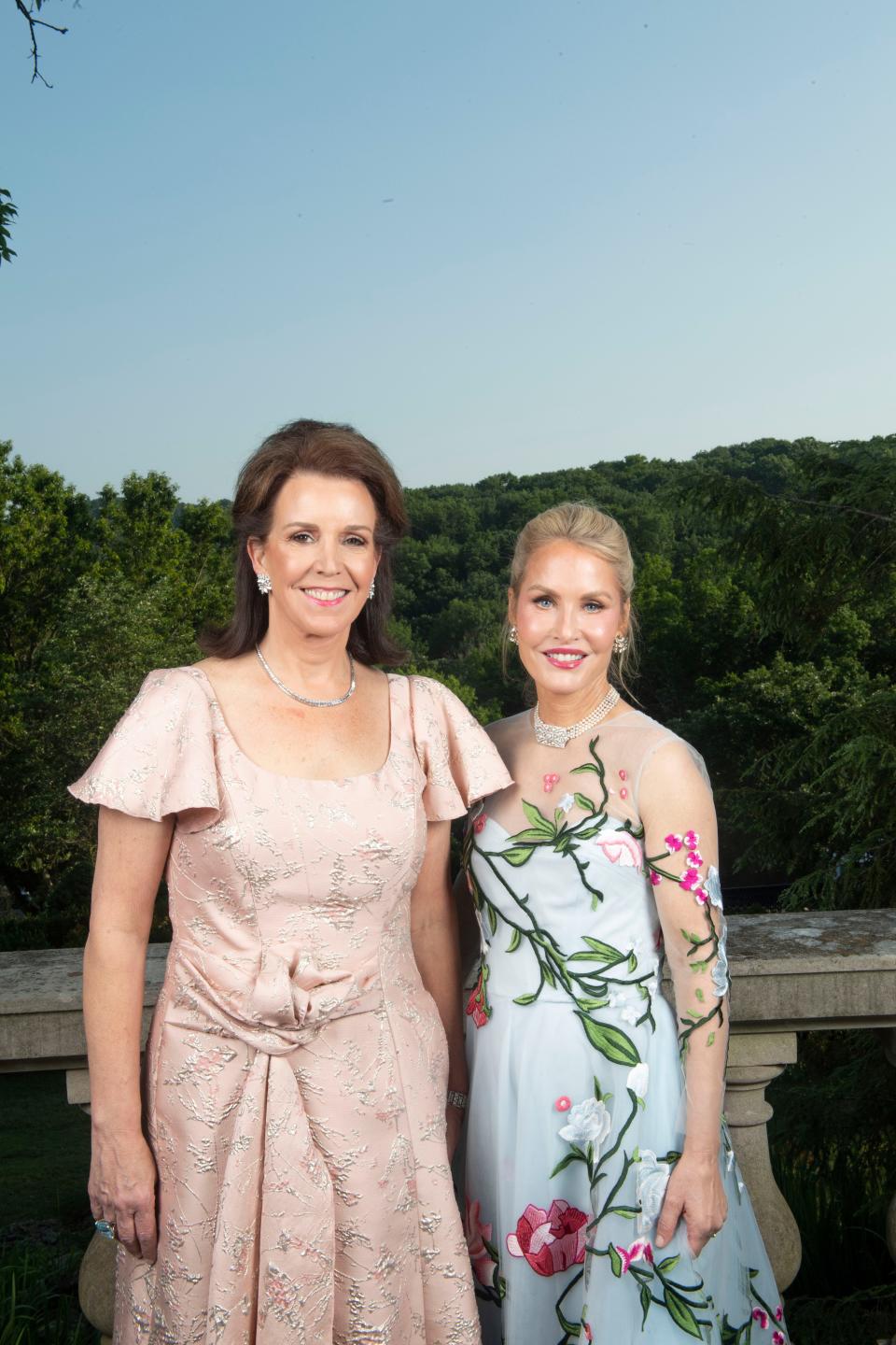 Elizabeth Dingess and Ashley Rosen during the 2023 Swan Ball at Cheekwood Estate and Gardens in Nashville , Tenn., Saturday, June 3, 2023.