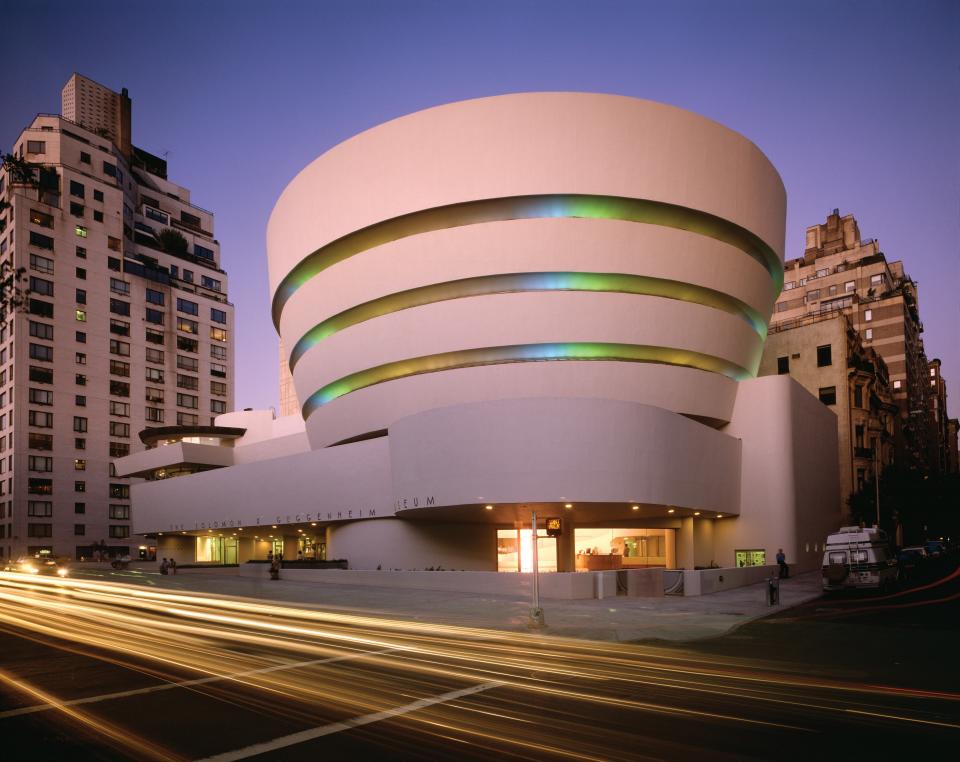 The Solomon R. Guggenheim Museum in New York City, completed in 1959, is considered one of Wright’s most iconic projects and remains one of the most noteworthy buildings in the U.S.