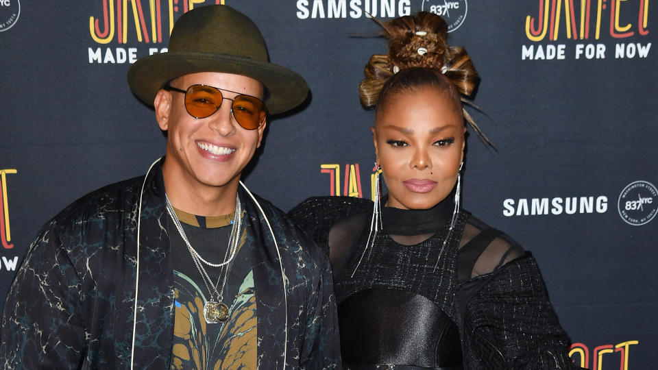 Daddy Yankee and Janet Jackson team up for the song “Made for Now.” (Photo: Angela Weiss/AFP/Getty Images)