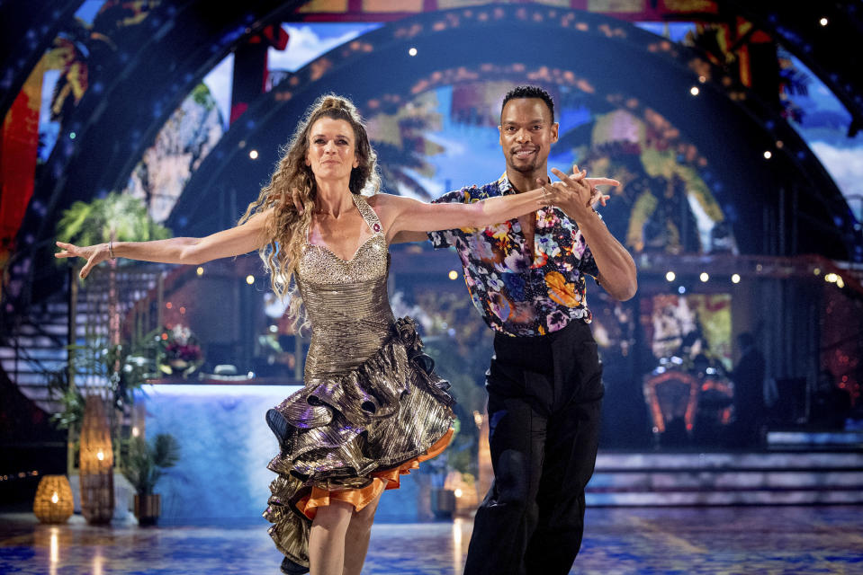 Strictly Come Dancing 2023 Annabel Croft and Johannes Radebe,
