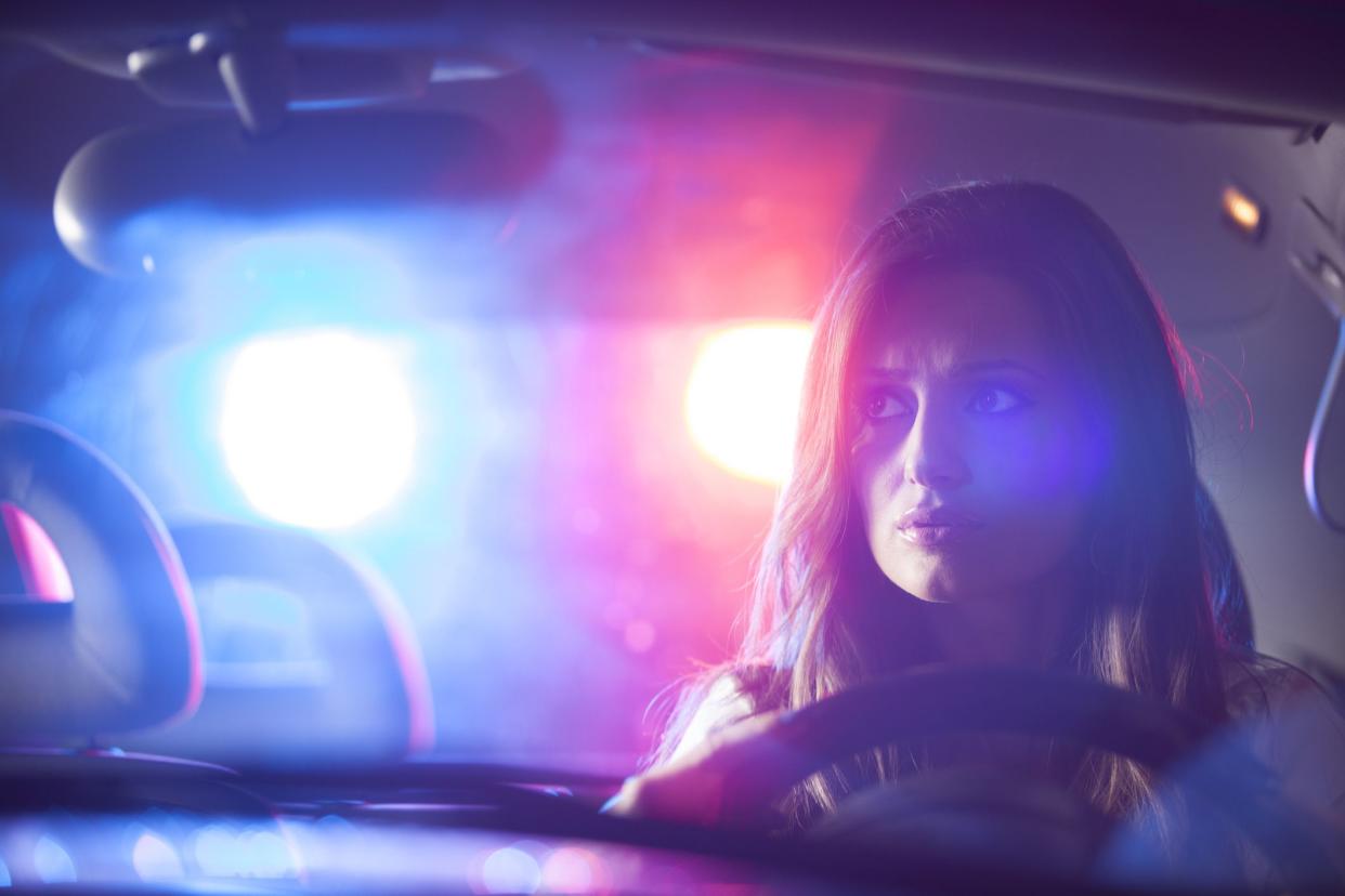 Woman chaced and pulled over by