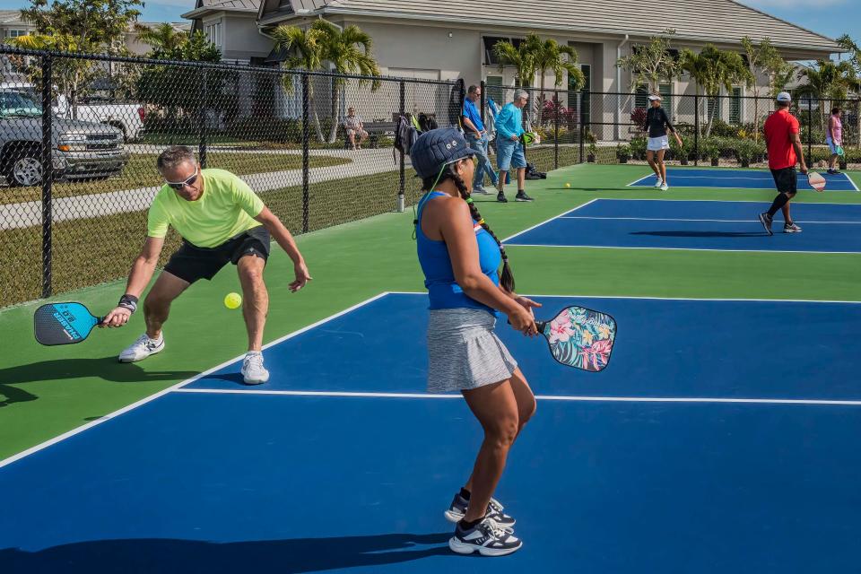 Outside the gated pool area, Antilles’ regulation Bocce and Pickleball Courts have attracted players at every level of expertise.