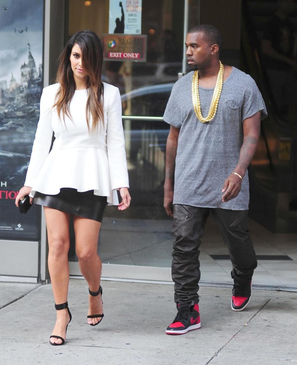 <p>Kanye West, not fashion designer Hedi Slimane, invented leather jogging pants — at least according to West. <i>(Photo: Getty Images)</i></p>