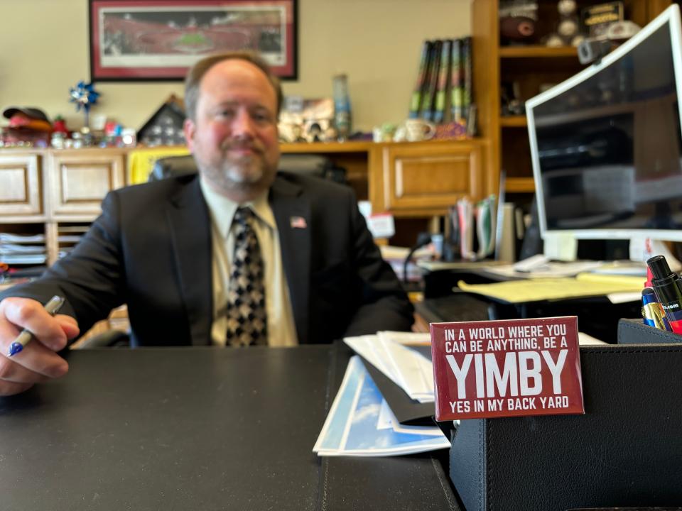 Reynoldsburg Mayor Joe Begeny said that in recent years he's transformed from having a moderate interest in housing to becoming a "militant housing advocate."