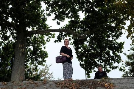 Helena Vukovic, Serbian first transgender veteran army officer, poses for a picture in Belgrade, Serbia September 7, 2016. REUTERS/Marko Djurica