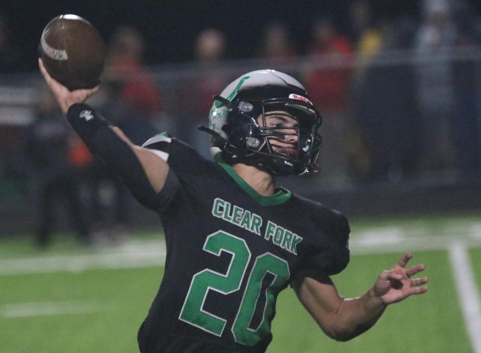 Clear Fork's Victor Skoog led the Colts to a 61-19 victory over Shelby with five total touchdowns on senior night.