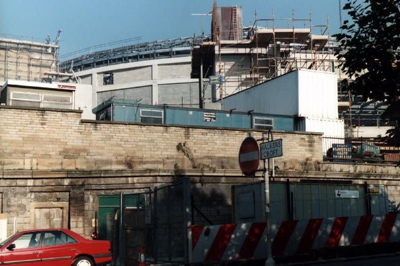 Nynex Arena construction, Manchester, 1994