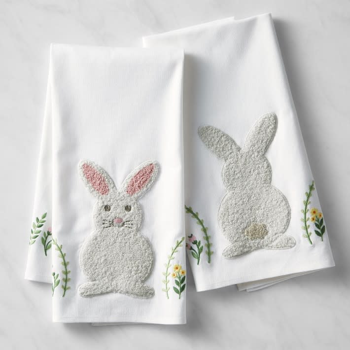 <p><a href="https://go.redirectingat.com?id=74968X1596630&url=https%3A%2F%2Fwww.williams-sonoma.com%2Fproducts%2Fwilliams-sonoma-easter-bunny-embroidered-towel&sref=https%3A%2F%2Fwww.redbookmag.com%2Flife%2Fcharity%2Fg60199831%2Feaster-gifts-for-adults%2F" rel="nofollow noopener" target="_blank" data-ylk="slk:Shop Now;elm:context_link;itc:0;sec:content-canvas" class="link ">Shop Now</a></p><p>Embroidered Bunny Towels</p><p>williams-sonoma.com</p><p>$9.99</p><span class="copyright">Williams Sonoma</span>