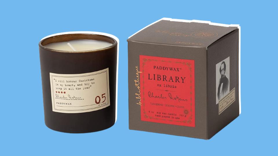 Best gifts for readers: Paddywax Library Collection scented candles