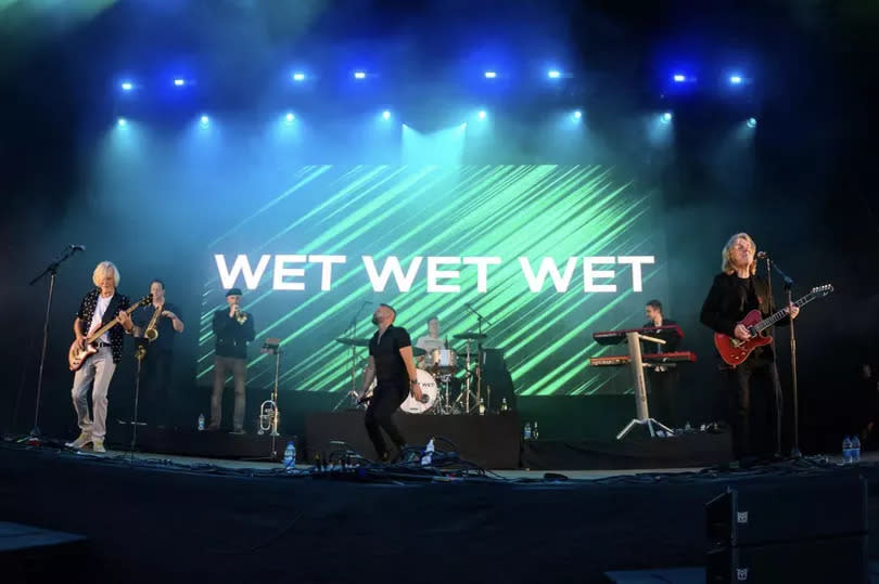 (L-R) Graeme Clark, Kevin Simm and Graeme Duffin perform