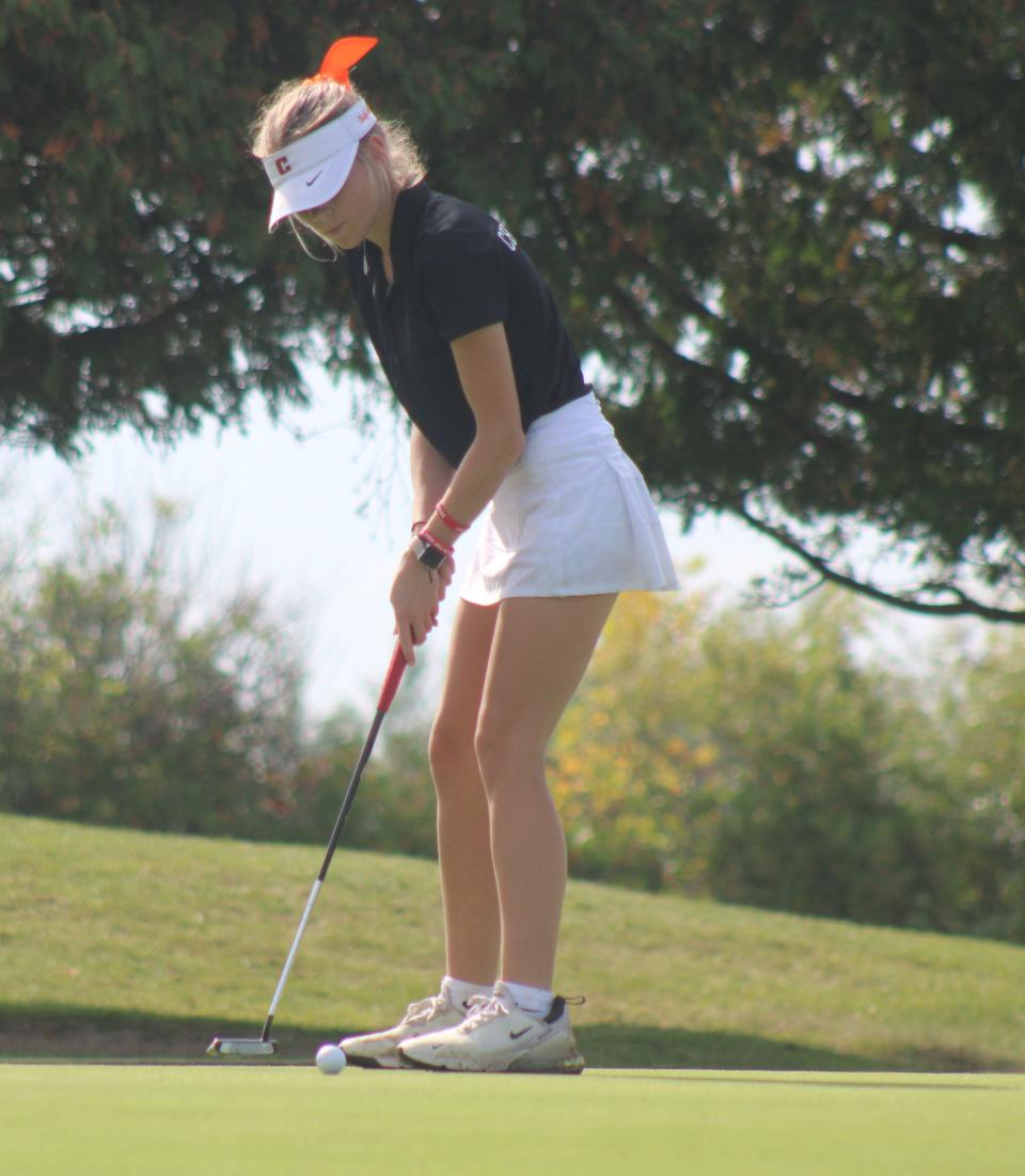 Cheboygan senior Katie Maybank competed in her fourth MHSAA girls golf finals this past weekend.