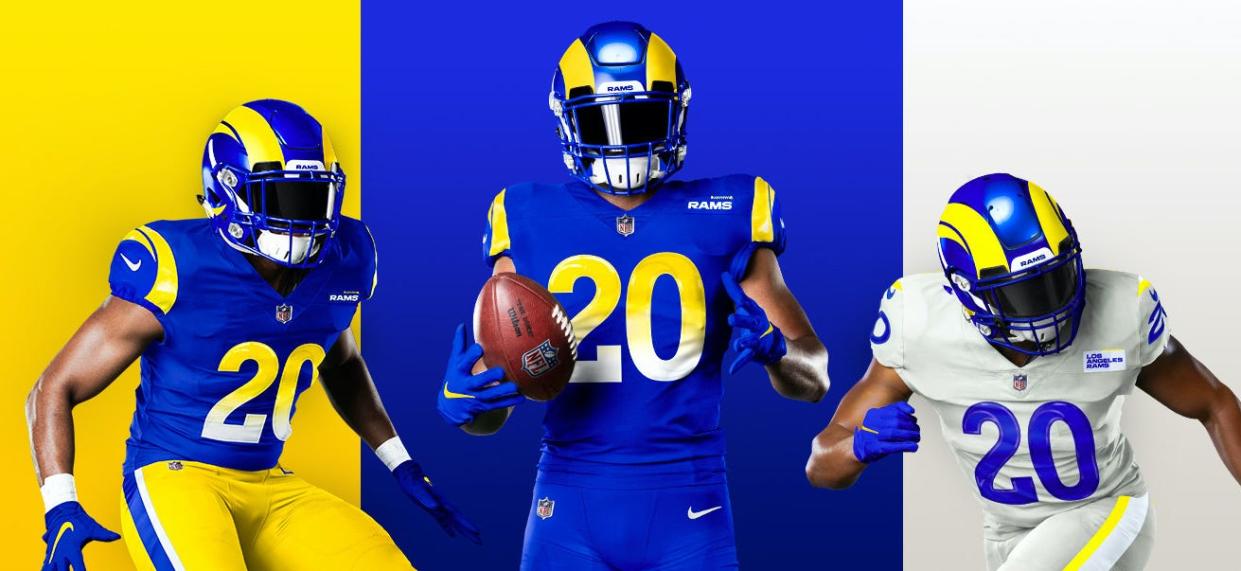 Los Angeles Rams new uniforms