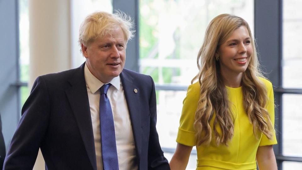 Carrie and Boris Johnson at CHOGM, 2022