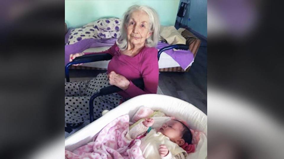 Delores Jankovich was living with the Murat family when their youngest child Merve, now 5 months old, was born.