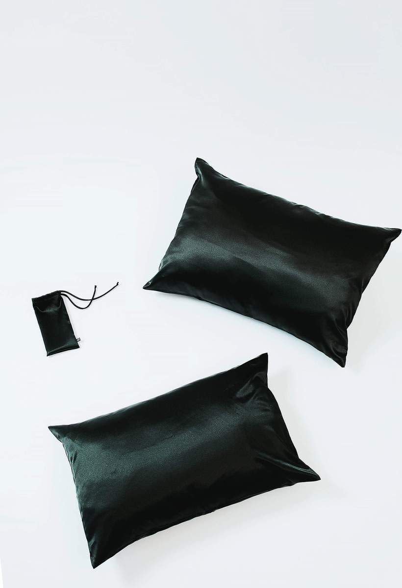 19) Black | Silk Pillowcase