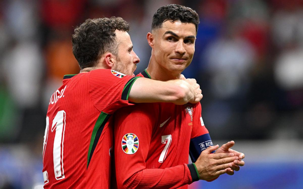 Ronaldo the untouchable’s tears turn to joy as Portugal beat Slovenia in last-16 shoot-out