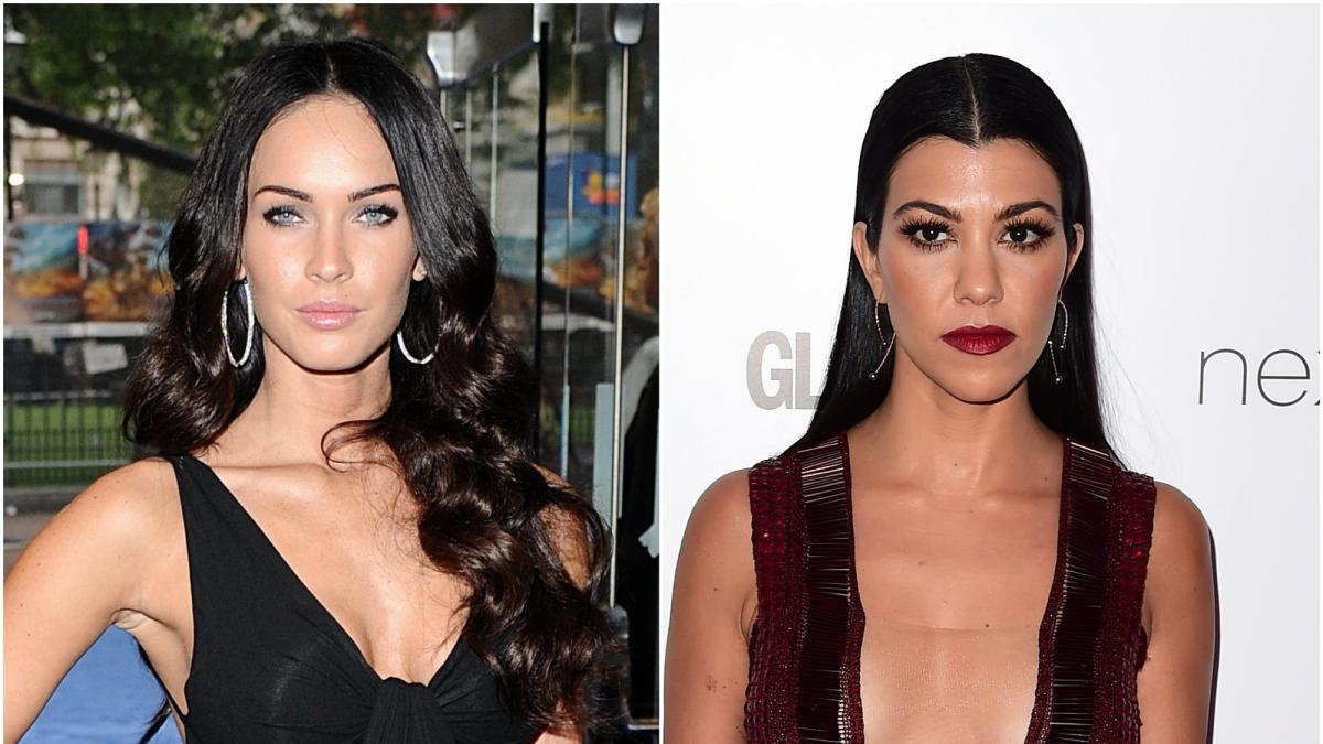 Megan Fox & Kourtney Kardashian Bring PDA to a Skims Underwear Ad