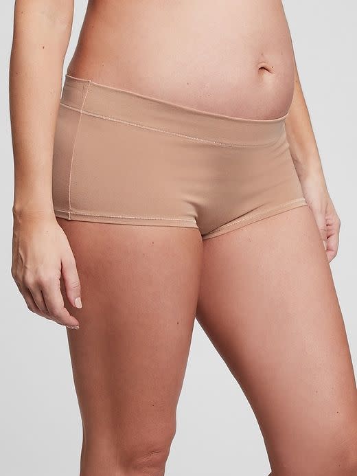 Kindred Bravely Grow With Me Maternity Thong In Beige