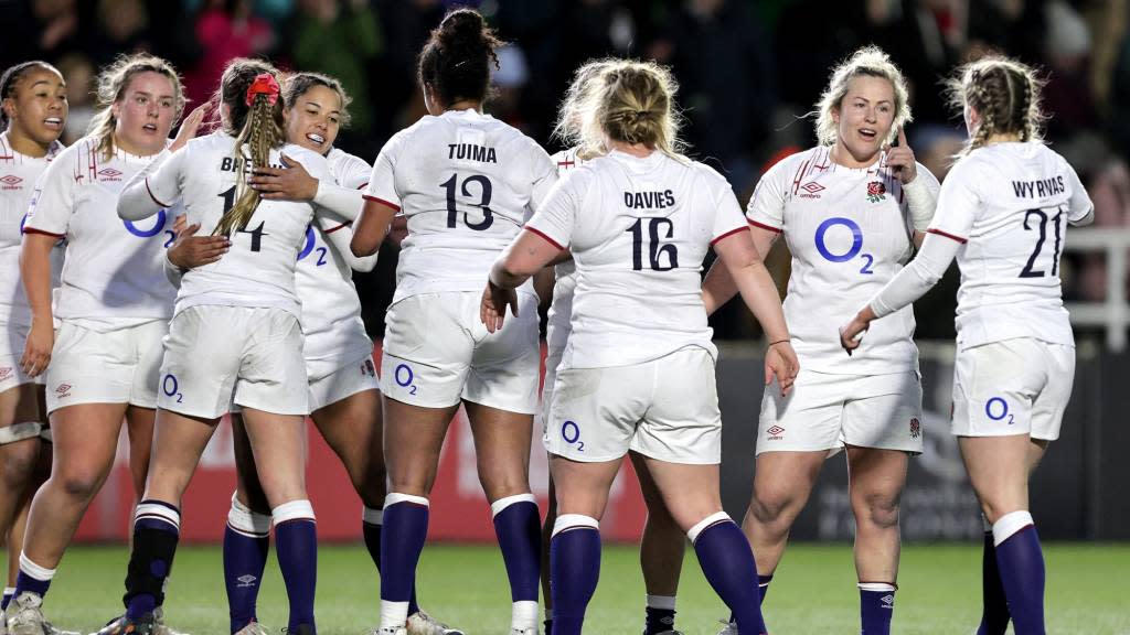 Kelsey Clifford came off the bench at Kingston Park to make her Red Roses debut