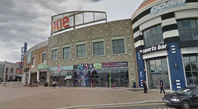 The incident happened at Vue Cinema in Birmingham. Source: Google Maps