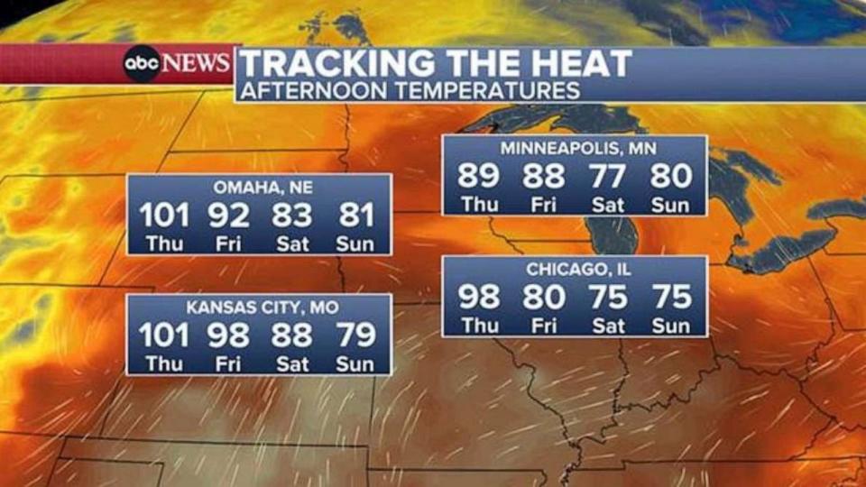 PHOTO: Tracking the heat graphic (ABC News)