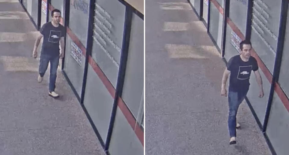 CCTV of a man in Frankston, Melbourne.