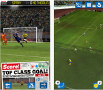 Score! World Goals: This game counts your stunning moments. You get bonus start for your accuracy during the play.