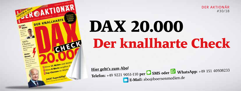 Neue Ausgabe: Der knallharte DAX-Check: Diese 13 Aktien sind Weltklasse – diese 8 Werte vergiften Ihr Depot