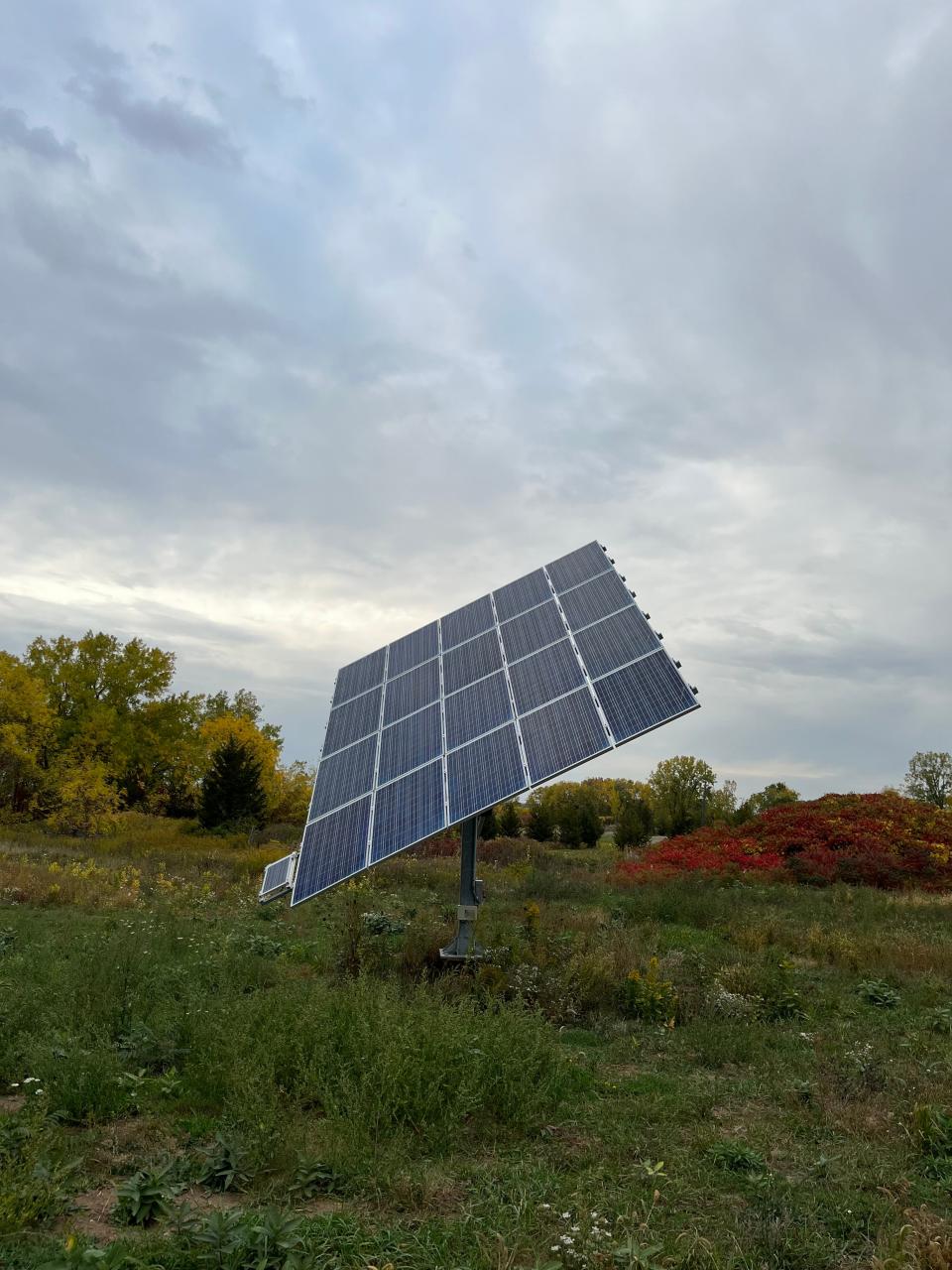 The Bultje family's solar panels in Ontario, Canada.