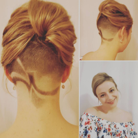 Undercut Hairstyle Idea: The Squiggle