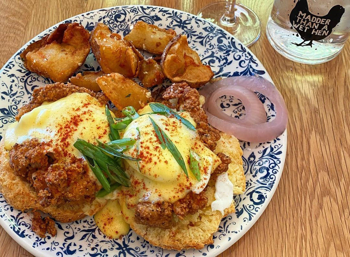 Eggs Benedict at Tupelo Honey Southern Kitchen & Bar