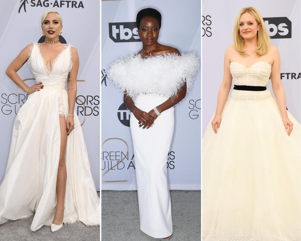 Roben im Bridal-Look waren bei den SAG Awards der Renner. (Bild: Getty Images)