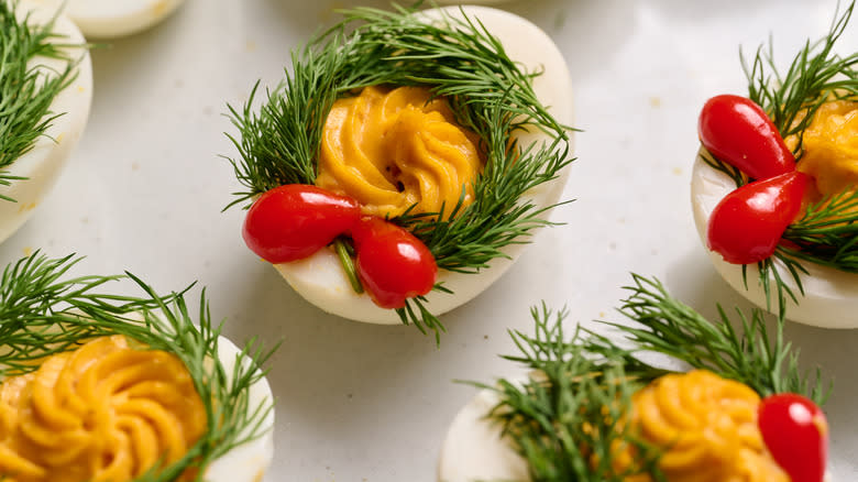 naughty and nice deviled eggs